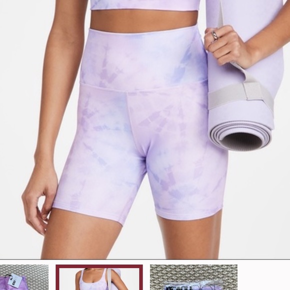 Beach Riot Pants - Beach Riot Crystal Tie Dye Bike Shorts size small